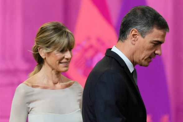 Begoña Gómez y Pedro Sánchez