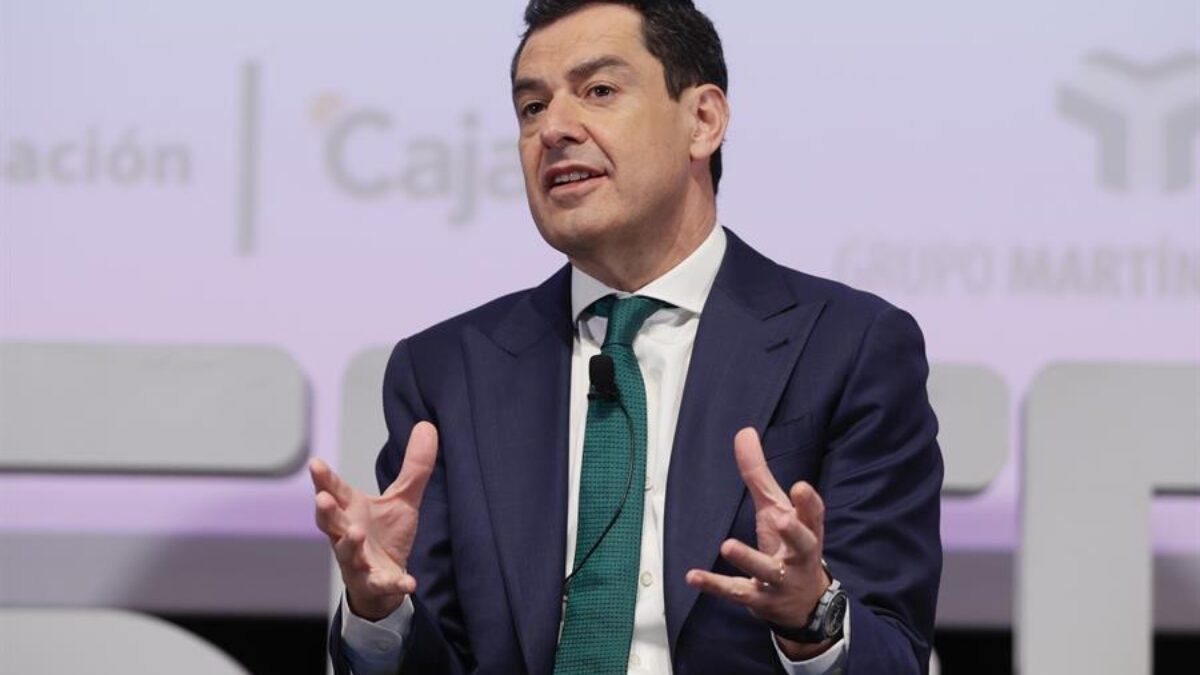 El presidente de la Junta de Andalucía, Juanma Moreno