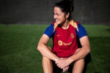 Marta Torrejón en la Ciudad Deportiva de Sant Joan Despí durante la entrevista con Artículo14