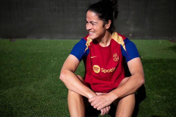 Marta Torrejón en la Ciudad Deportiva de Sant Joan Despí durante la entrevista con Artículo14