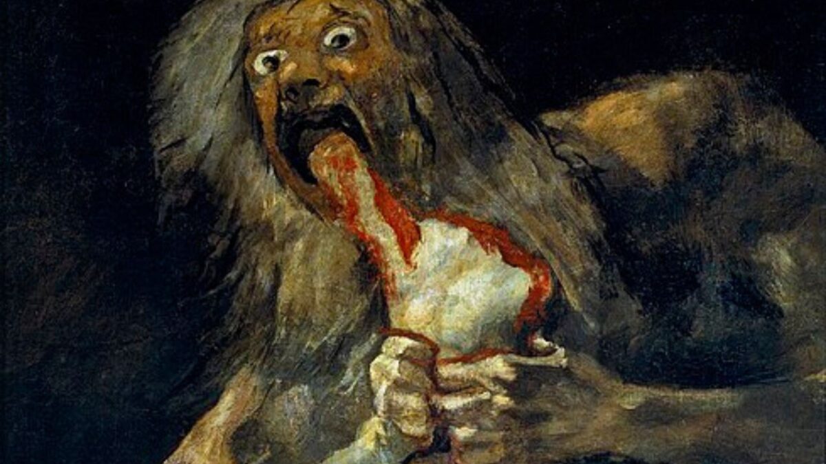 Saturno devorando a su hijo, Goya