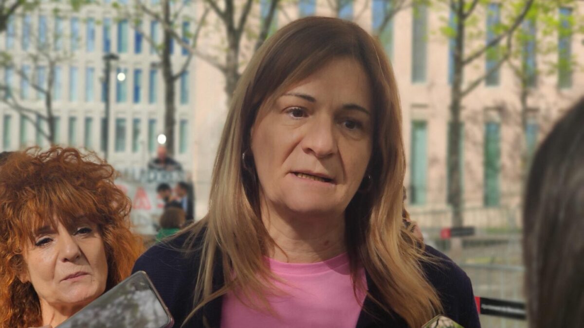 La exdiputada de Junts Cristina Casol, a las puertas de la Ciudad de la Justicia