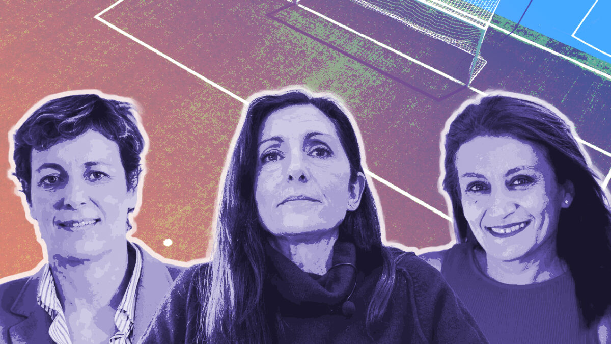 Elisa Aguilar, Isabel García Sanz y Asunción Loriente, las tres únicas presidentas de una federación deportiva en España