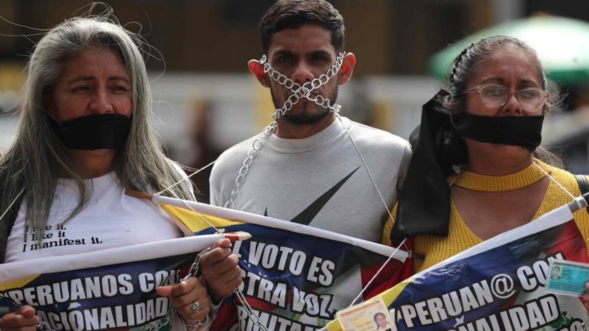 Venezolanos protestan