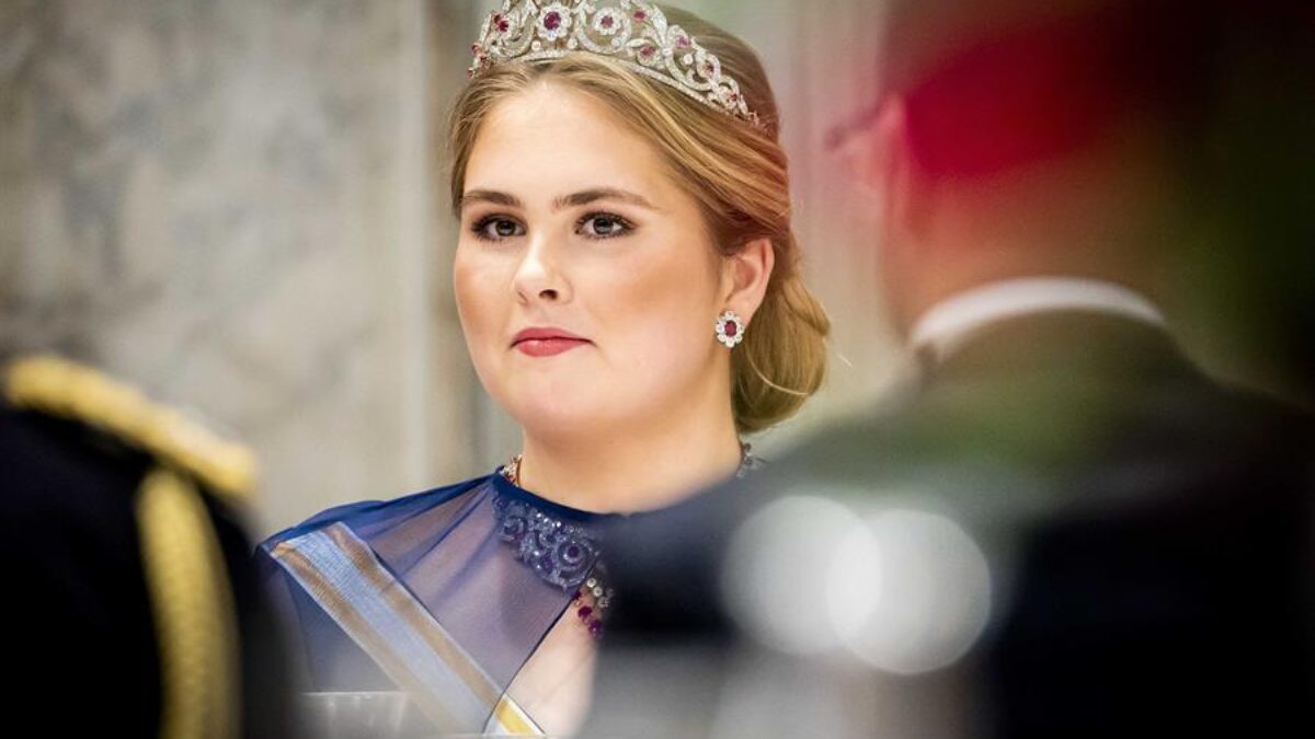 La Princesa Catalina Amalia, este miércoles, en su "puesta de largo"
