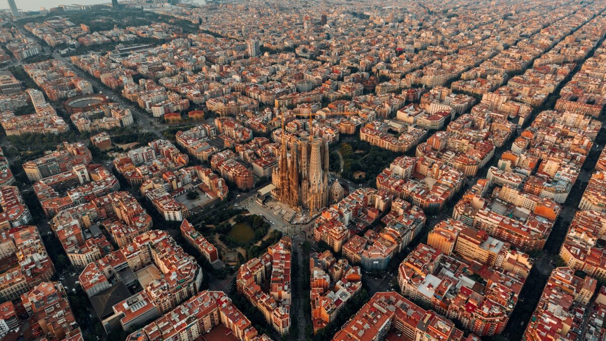 La ciudad de Barcelona - España