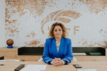 La presidenta de la liga F, Beatriz Álvarez