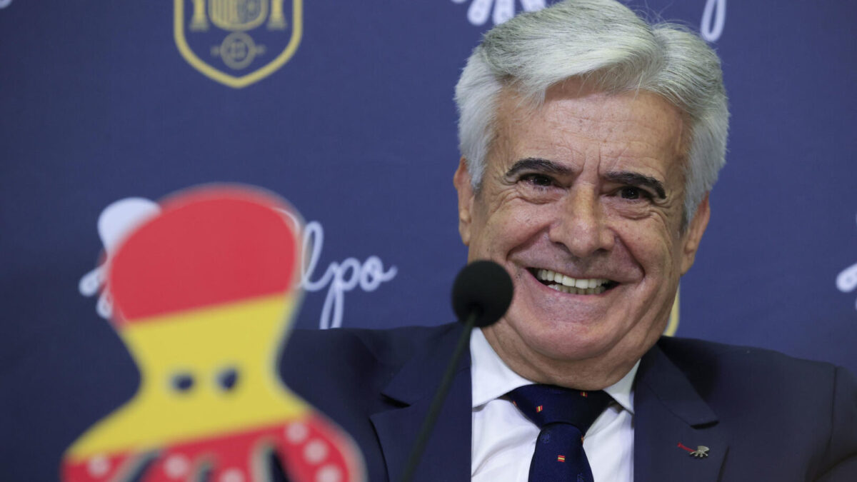 Pedro Rocha presidente de la Real Federación Española de Fútbol.