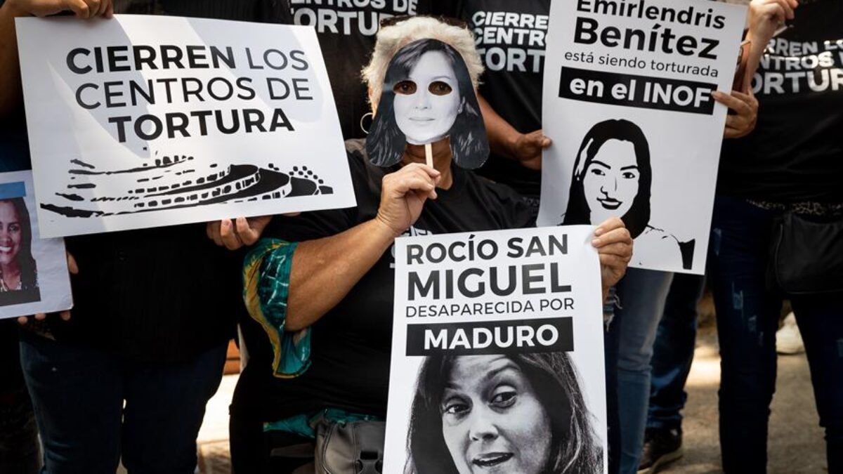 Protestas para la liberación de Rocío San Miguel