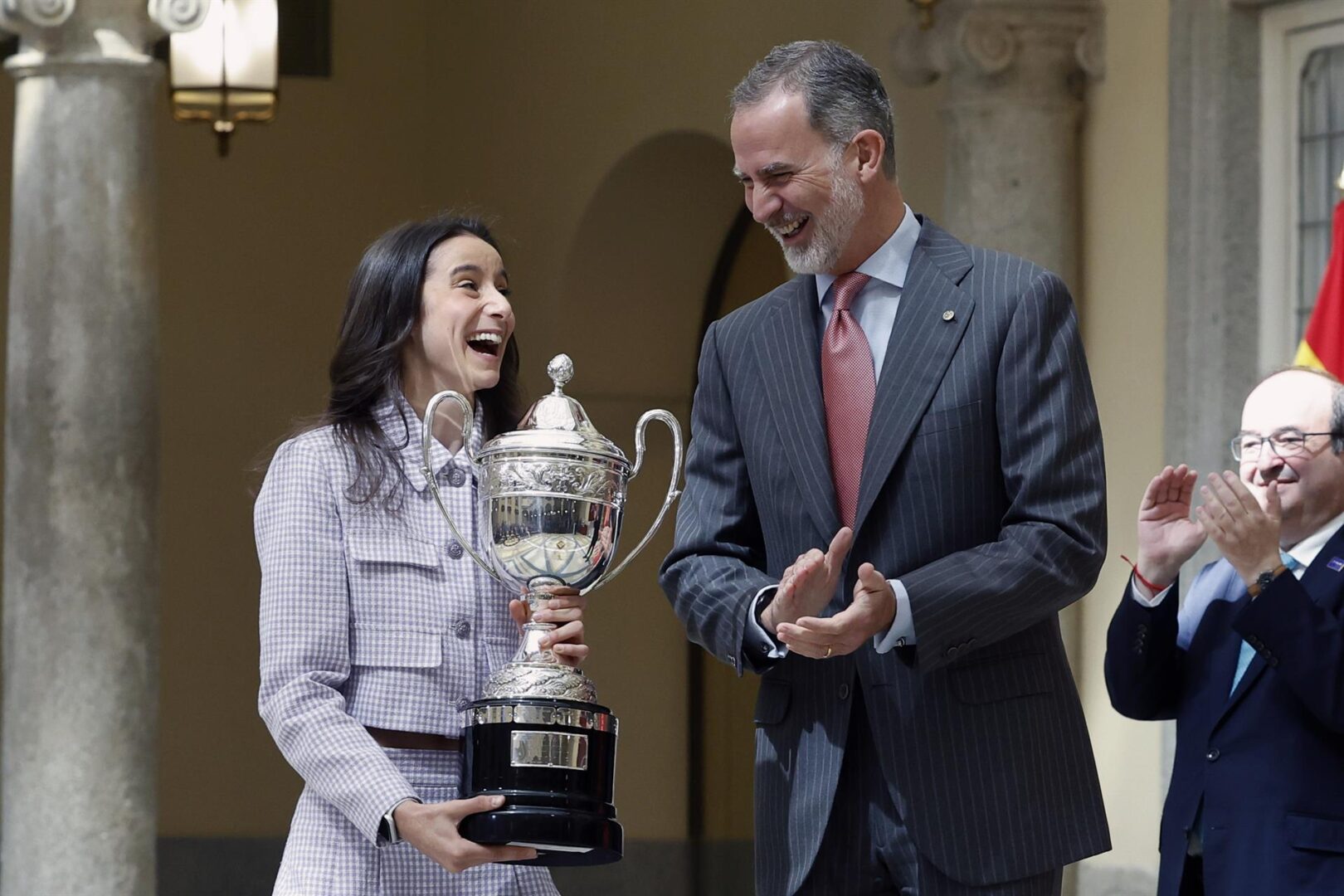 Adriana Cerezo durante la entrega de los Premios Nacionales del Deporte