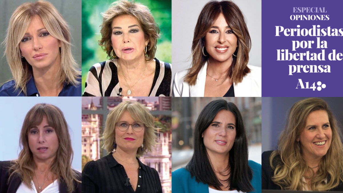 Susanna Griso, Ana Rosa Quintana, Ana Terradillos, Ana Pardo de Vera, María Rey, María Llapart y Cristina L. Slichting dan su opinión