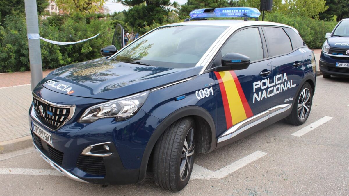 Un vehículo de la Policía Nacional.