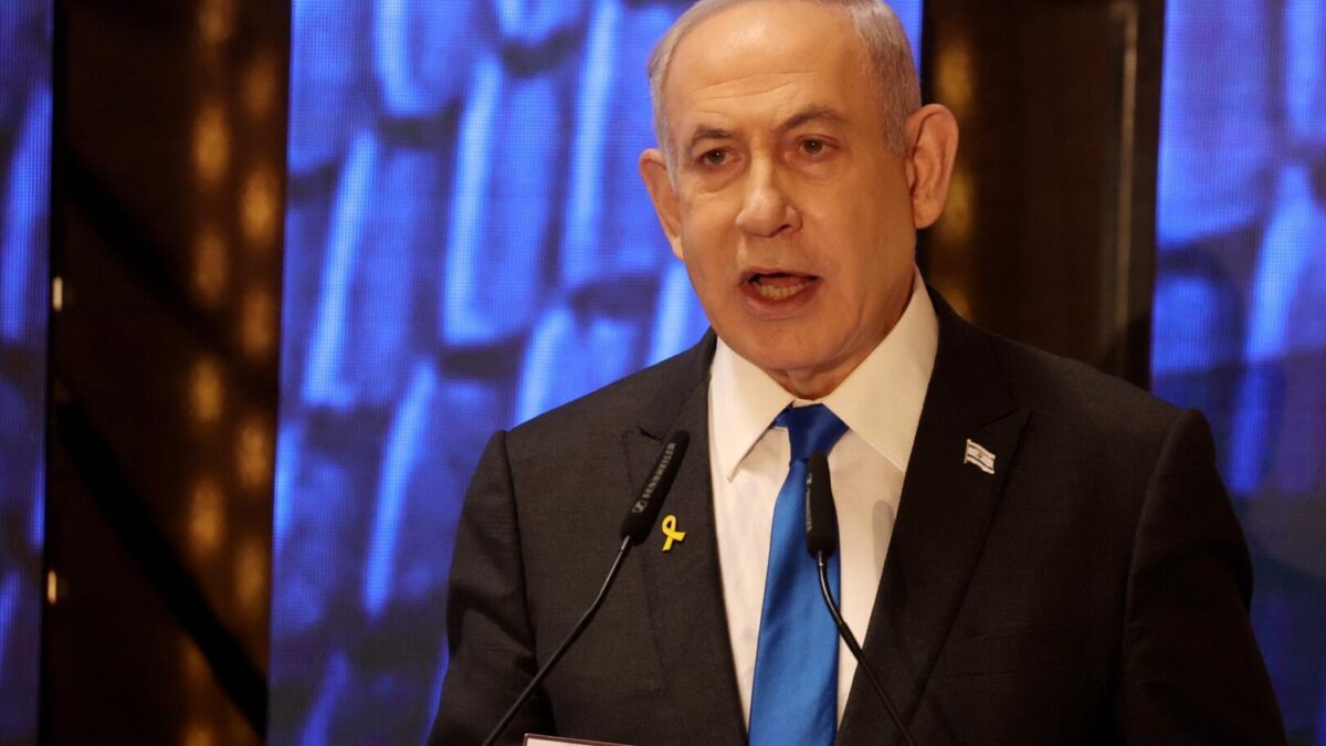 El primer Ministro israelí Benjamin Netanyahu