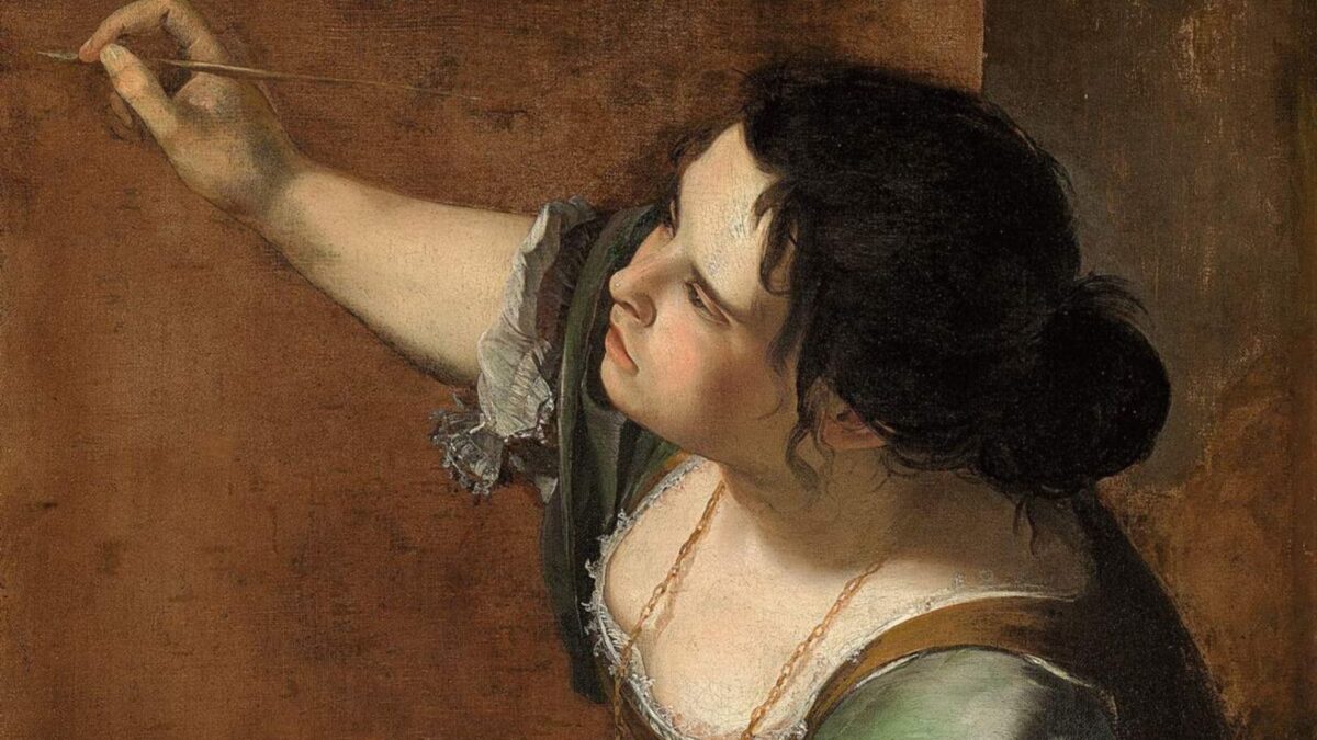 'Autorretrato como alegoría de la pintura', de Artemisia Gentileschi