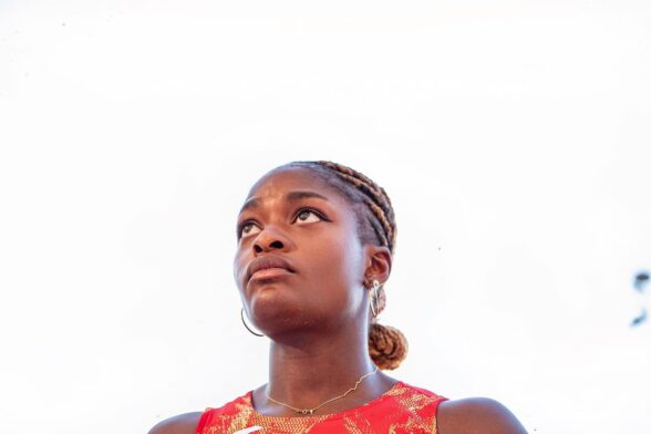 La atleta alavesa Tessy Embolese