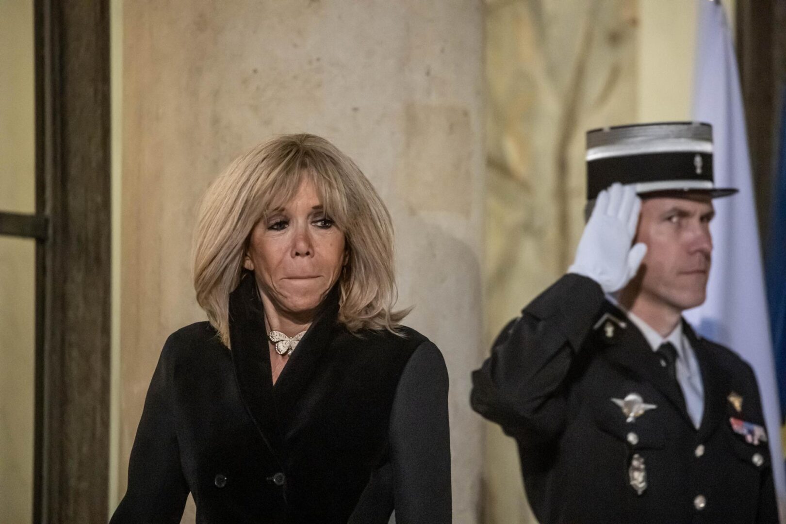 La esposa del presidente francés, Brigitte Macron