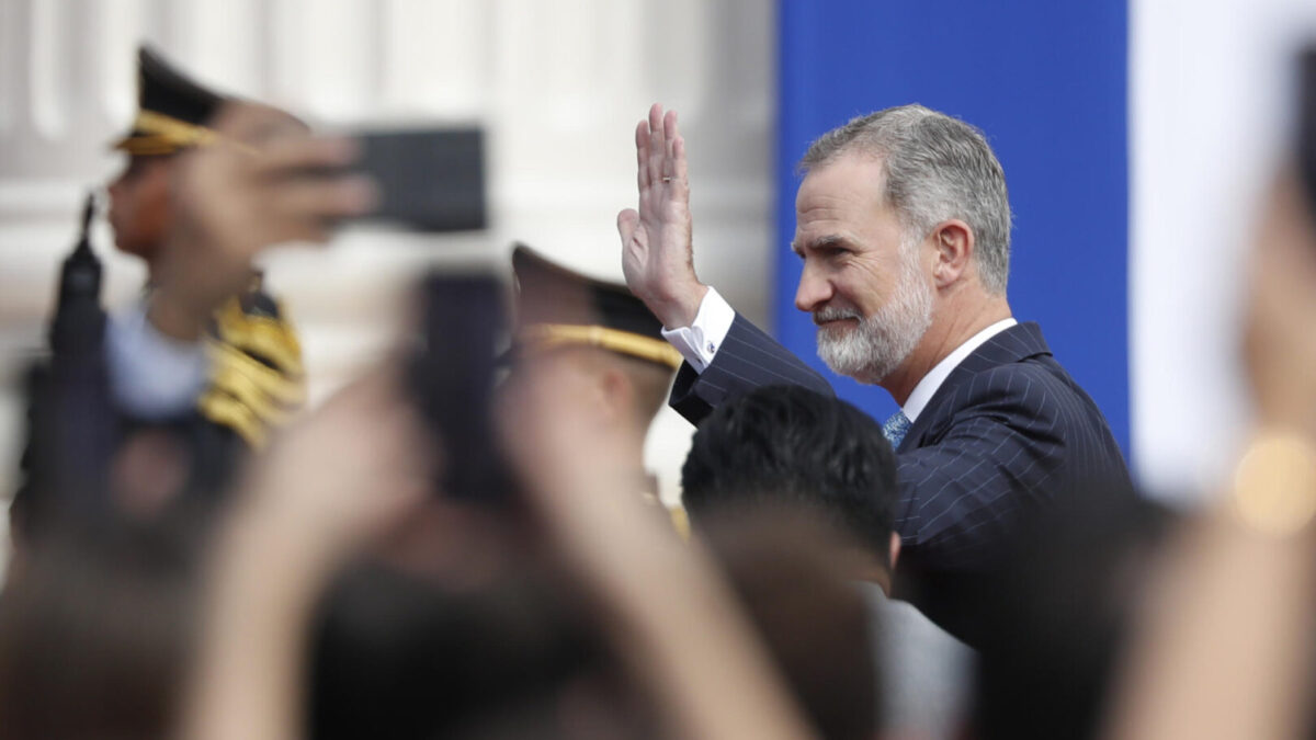 Felipe VI durante la reciente investidura de Nayib Bukele como presidente de El Salvador