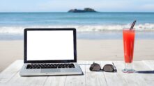 Teletrabajo desde la playa