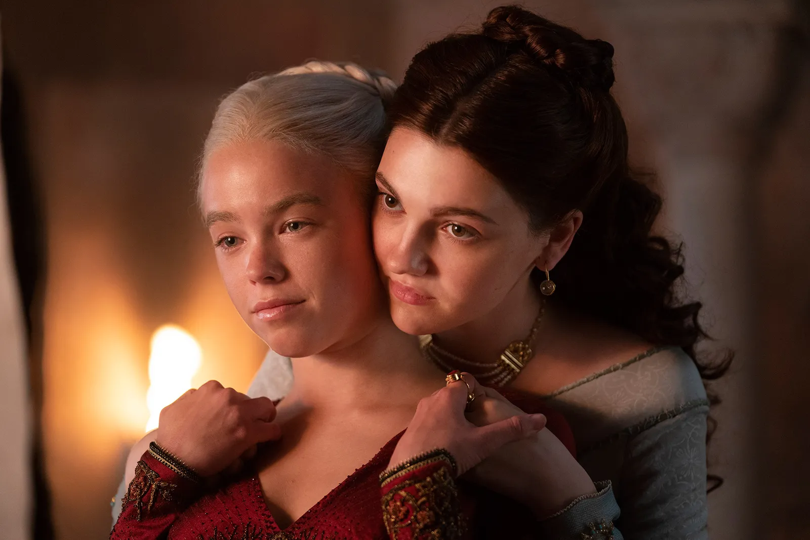 Rhaenyra Targaryen y Alicent Hightower.