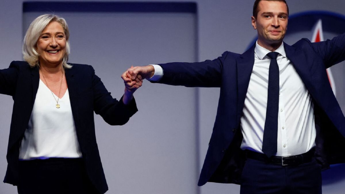 Joan Bardella y Marine Le Pen - Internacional