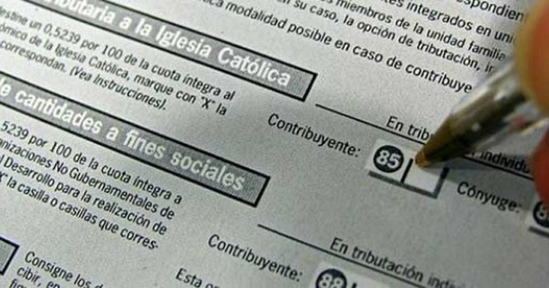 ¿En qué consiste la casilla de la Renta para la Iglesia y la de fines ...
