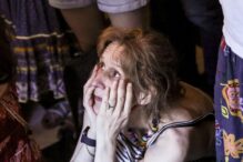 Reacción tras las elecciones en Marsella, Francia