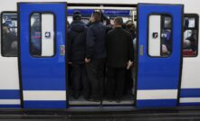 Un vagón del metro de Madrid.