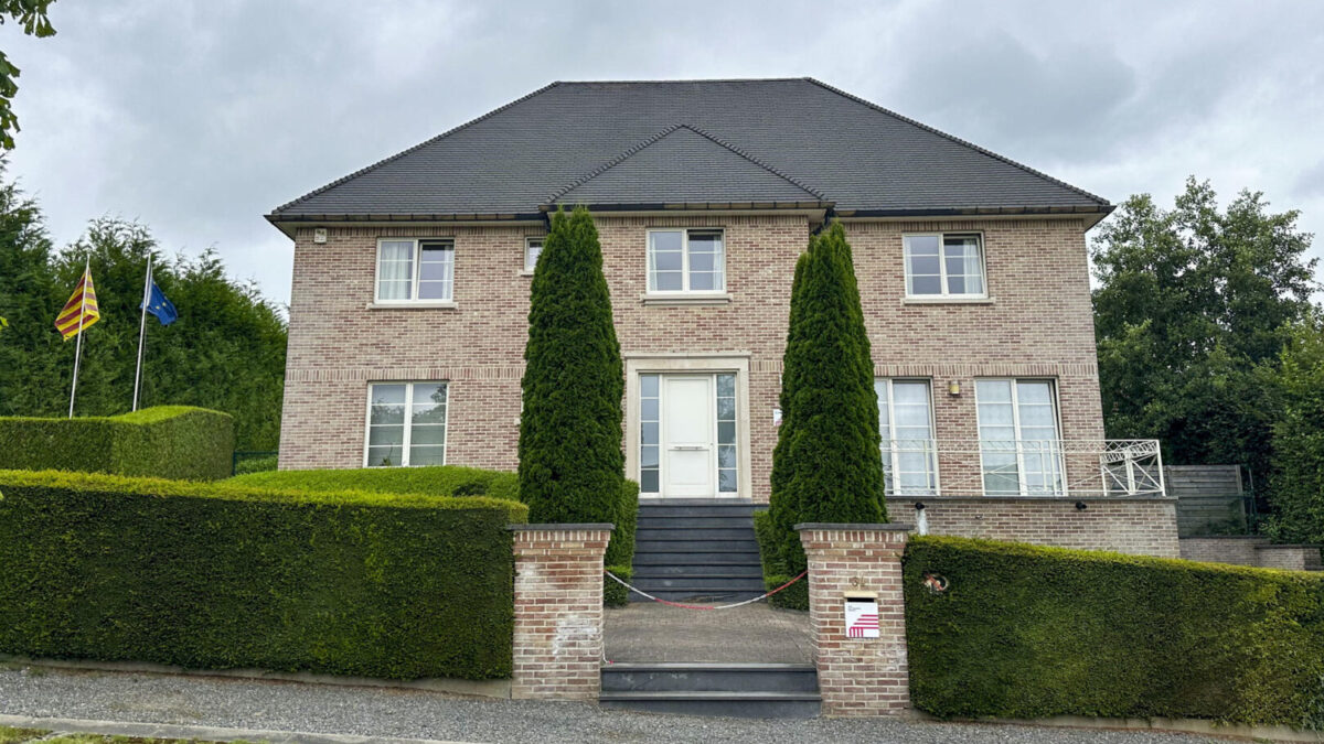 La residencia de Carles Puigedemont en Waterloo (Bélgica).