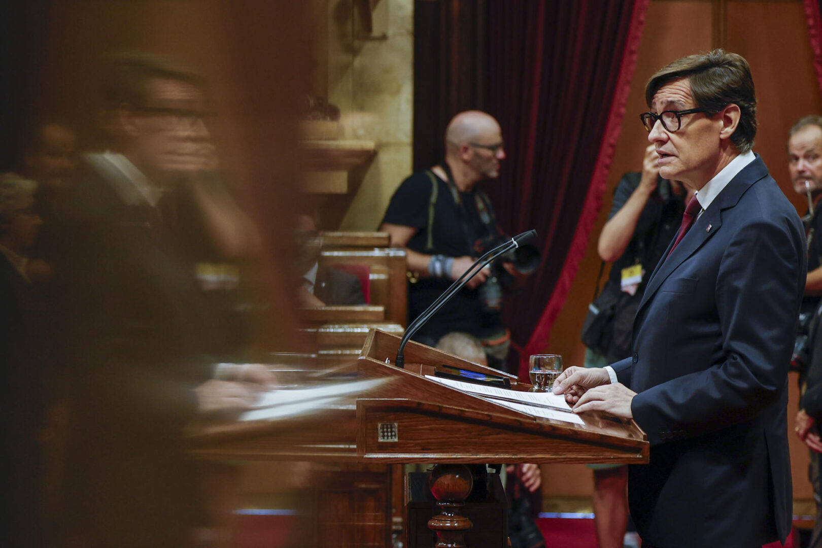 El candidato a la Presidencia de la Generalitat, Salvador Illa.