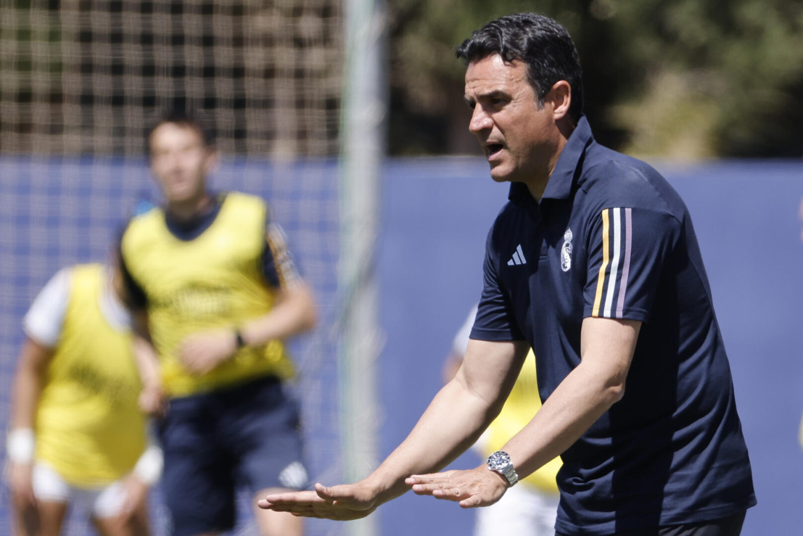 El entrenador del Real Madrid, Alberto Toril