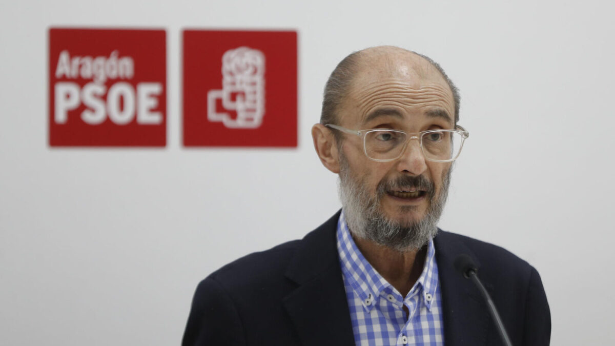 El secretario general del PSOE Aragón, Javier Lambán