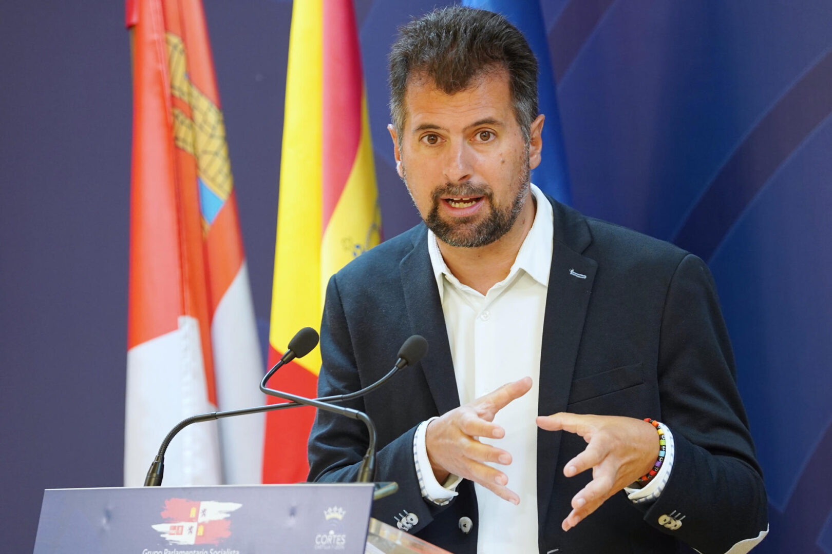 El secretario general del PSOE en Castilla y León, Luis Tudanca.