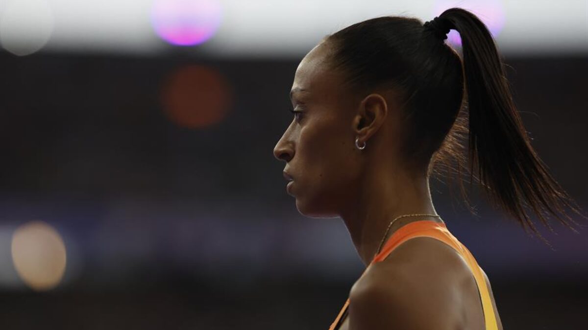 La atleta Ana Peleteiro en la final