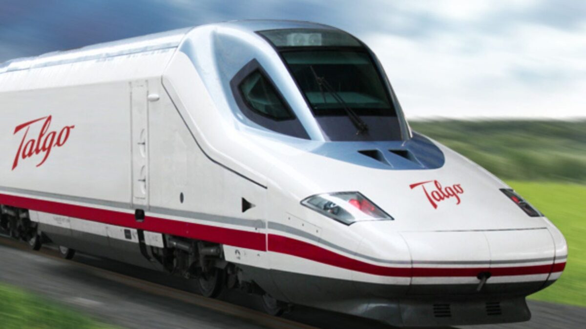 En la imagen, el tren de alta velocidad Talgo 350.