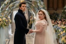 Penelope y Colin, protagonistas de la cuarta novela de la saga y de la última temporada estrenada en Netflix.