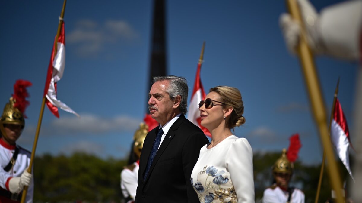 Alberto Fernández y Fabiola Yáñez - Internacional