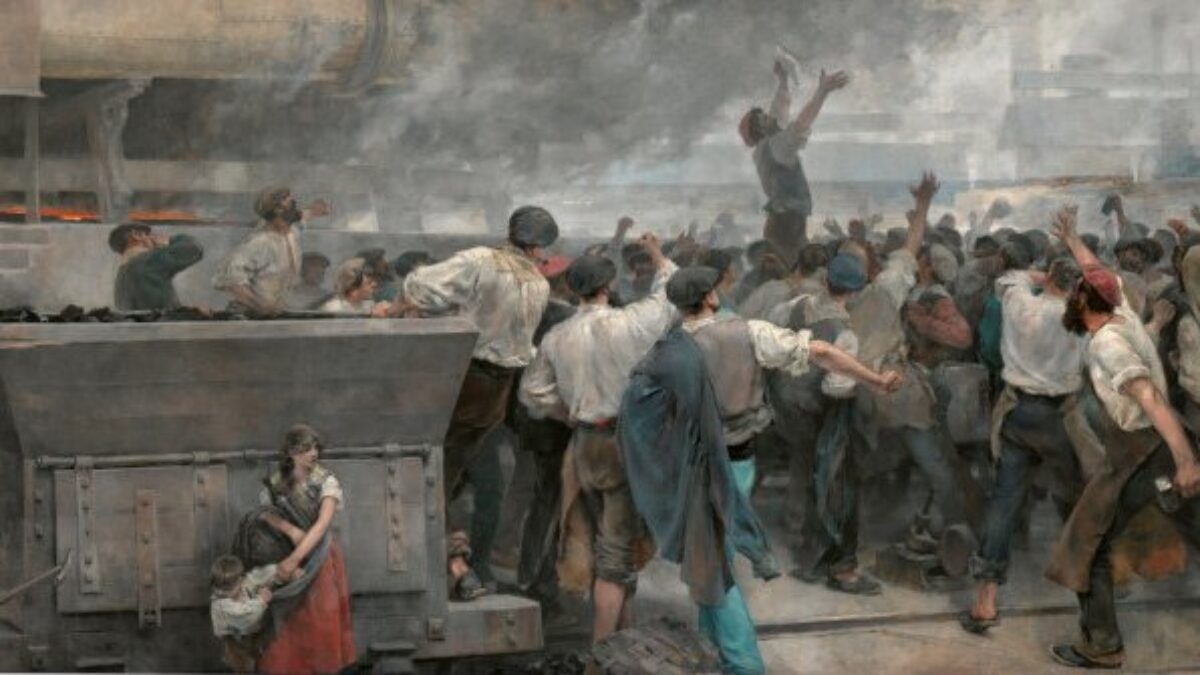 Obra de la exposición Arte y transformaciones sociales en España (1885 - 1910), Museo del Prado de Madrid.