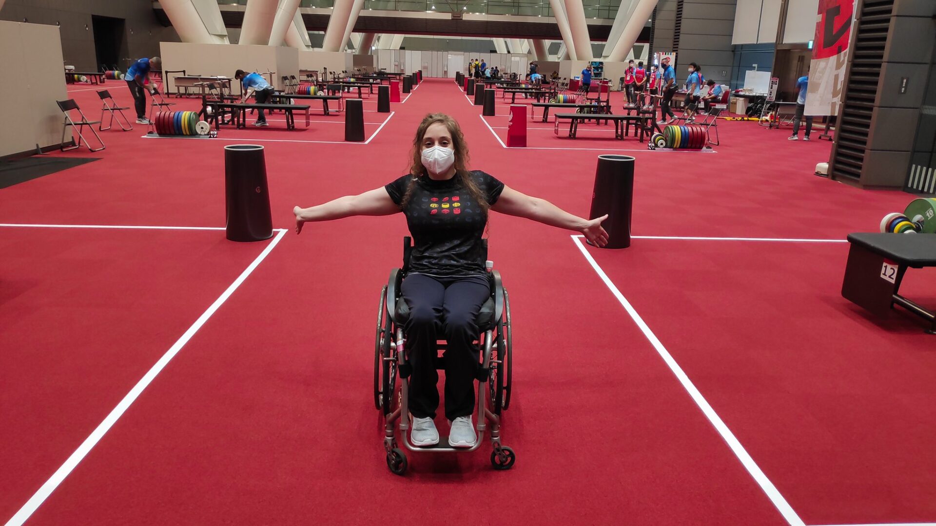 La haltera española Loida Zabala, máxima referencia de la halterofilia paralímpica española