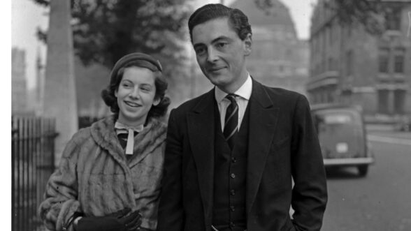 Lady Airlie y su marido, Lord Ogilvy. Fotografía: EFE