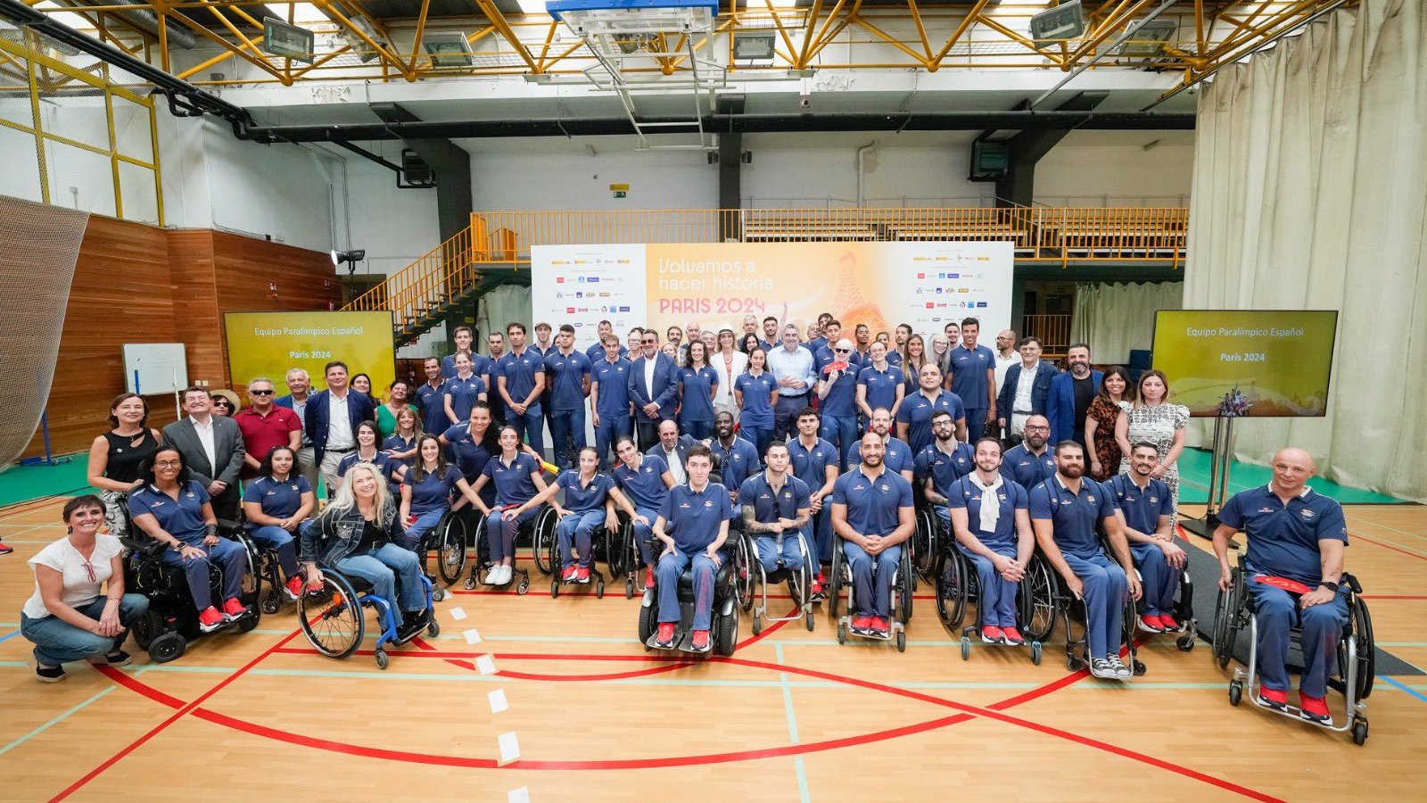 Una gran parte de la delegación española para los Juegos Paralímpicos de París 2024