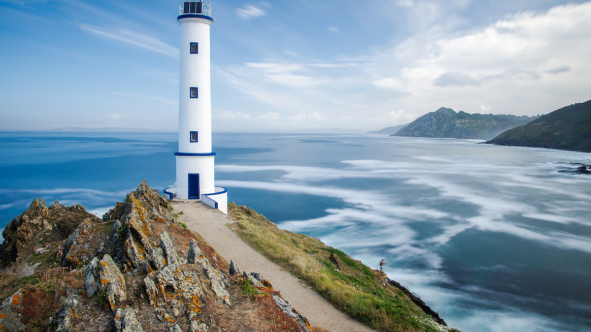 Faro de Cabo Home, en Pontevedra.