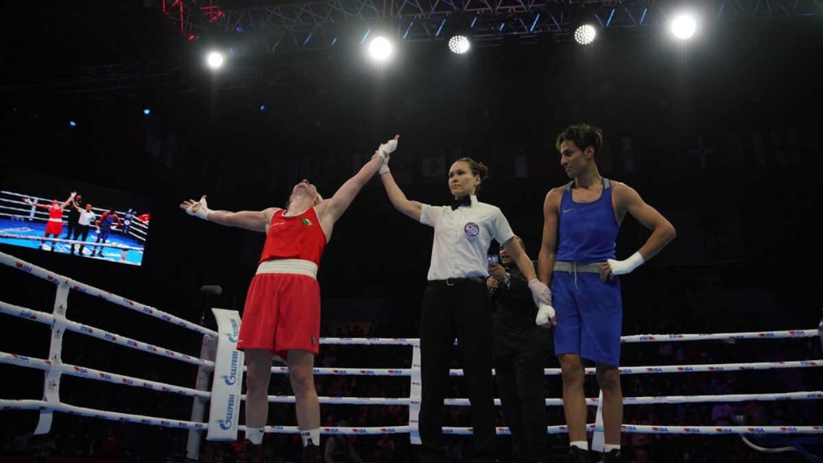 La final del Mundial de Boxeo de Estambul, en el que la argelina Imane Khelif perdió en la categoría de -66kg