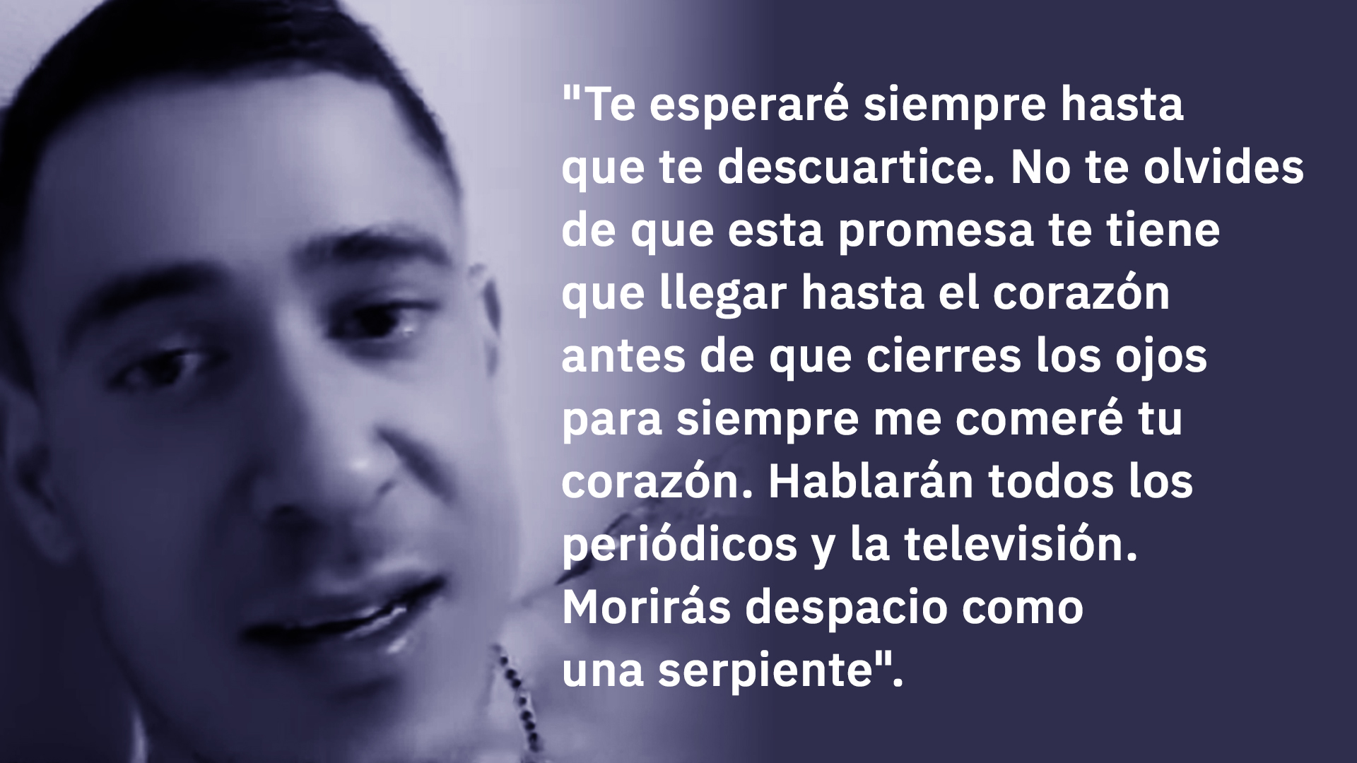 Las amenazas de muerte por parte de su ex no cesan y son salvajes