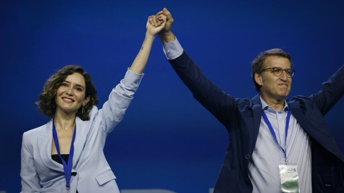 Isabel Díaz Ayuso y Alberto Núñez Feijóo.