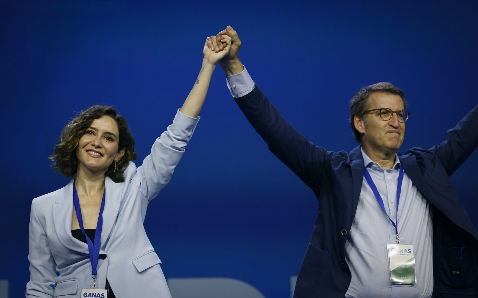 Isabel Díaz Ayuso y Alberto Núñez Feijóo.
