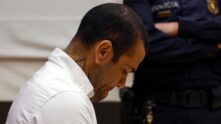 El exjugador brasileño del FC Barcelona Dani Alves