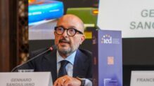 El exministro de Cultura italiano Gennaro Sangiuliano.