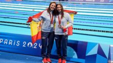 Nuria Marqués y Tasy Dmytriv, ganadoras de las dos medallas que han servido para superar las 36 preseas de Tokio 2020