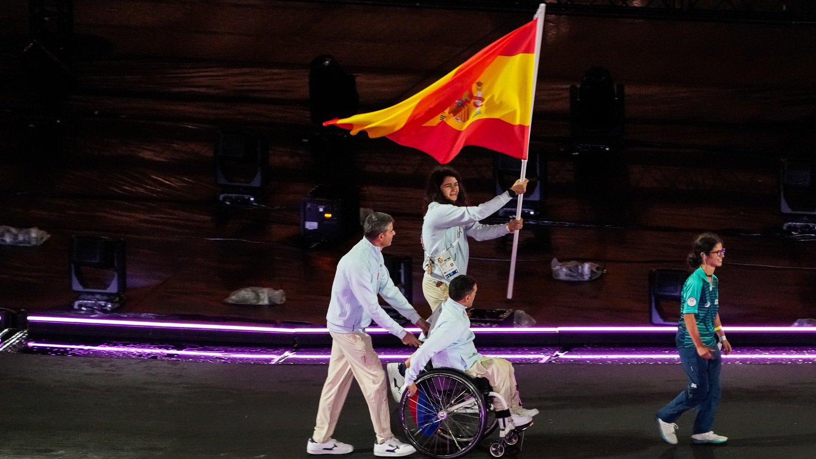 Un momento de la ceremonia de clausura de los Juegos Paralímpicos de París 2024