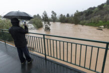 Lluvia en Málaga - Sociedad